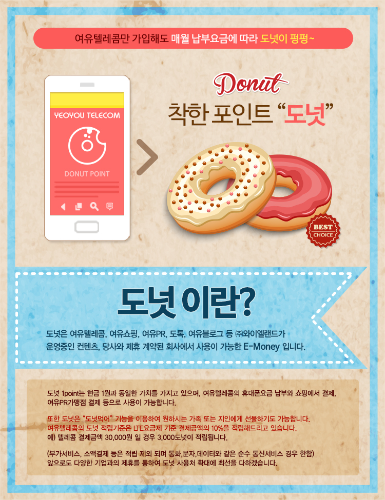 착한포인트 도넛